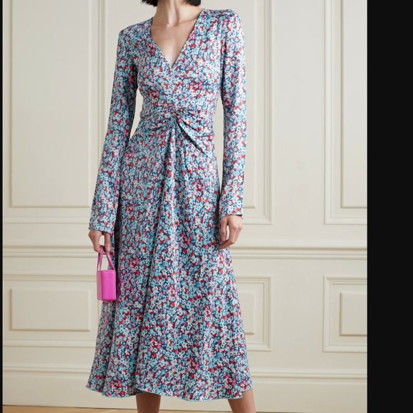 ROTATE BIRGER CHRISTENSEN Floral print dress - Picture 1 of 4